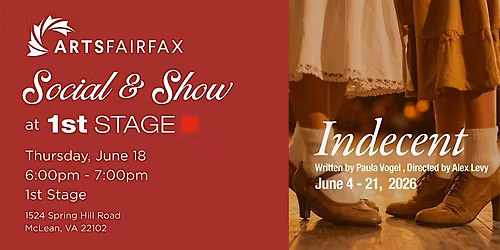 ArtsFairfax Social & Show at 1st Stage