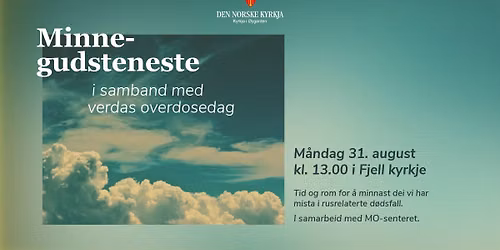 Minnegudsteneste i samband med verdas overdosedag