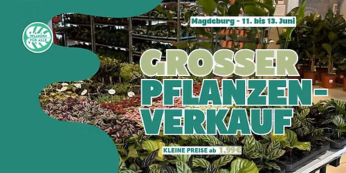 Gro\u00dfer Pflanzenverkauf - Magdeburg