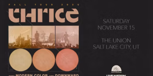 Thrice with Modern Color and Downward