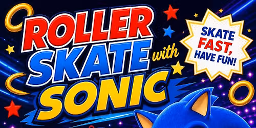 Skate with Sonic at United Skates of America Raleigh