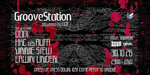 GIVE. X Thugshop presents - GrooveStation (Spooky Edition)