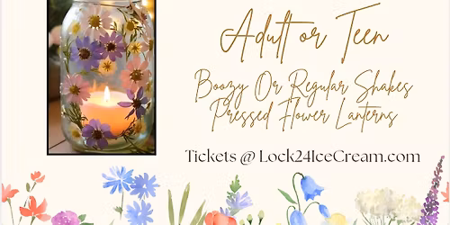 Flower Lanterns- Adult & Teen