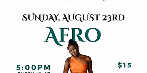 Afro Foundations dance class