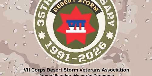 VII Corps DSVA 35th Anniversary Reunion, Memorial Ceremony & Golf Scramble