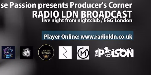 RadioLDN - Broadcast live night from nightclub EGG London