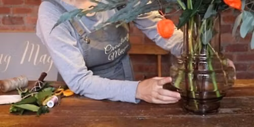 Festive floral class with Annie Rosa Rugosa