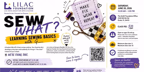 Sew WHAT? Learning Sewing Basics with G