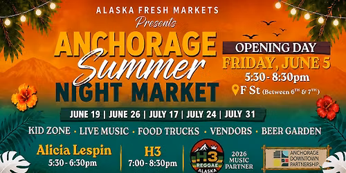 Anchorage Summer Night Market - Opening Day