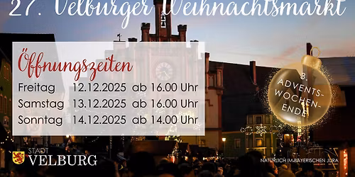 27. Velburger Weihnachtsmarkt