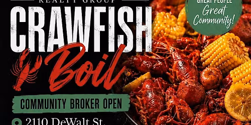 Free Community Crawfish Boil Broker Open