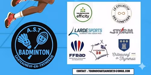 9\u00e8me TOURNOI ECO BAD DE CHATEAUNEUF EN THYMERAIS