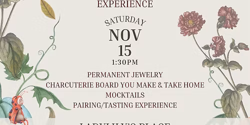 Sip & Style: A Charcuterie & Permanent Jewelry Experience