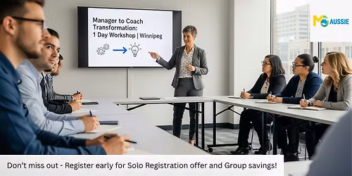 Manager to Coach Transformation: 1 Day Workshop | Winnipeg