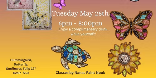 Spring Resin Class at Island Lake Inn
