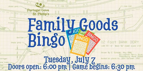 Family Goods Bingo - PCSP Regatta Festival