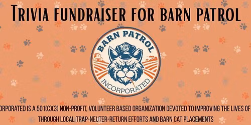 Trivia Fundraiser for Barn Patrol