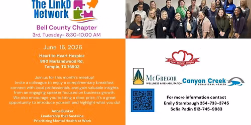 Bell County Chapter-The LinkD Network Meetup June 2026