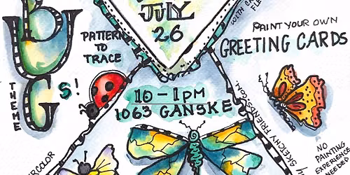 Paint your own GREETING CARDS