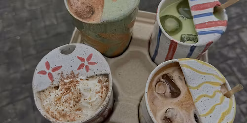 Paint Your Own Handmade To-Go Mug or Berry Bowl