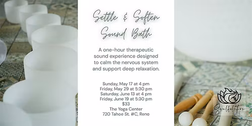 Settle & Soften Sound Bath