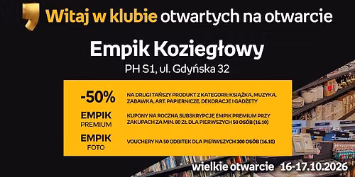 Otwarcie salonu Empik w Kozieg\u0142owach