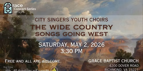 Grace Concert Series presents City Singers Youth Choirs