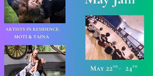 May Jam w\/ Moti & Taina - A Weekend of Contact Improvisation and Community, by Contact Improv Boston