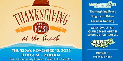 Thanksgiving at the Beach