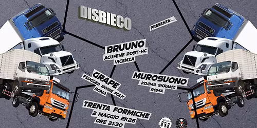 Disbieco#19: BRUUNO + Murosuono + Grape live \u2605 Trenta Formiche