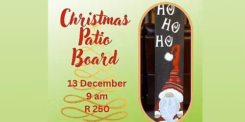 Christmas Patio Board