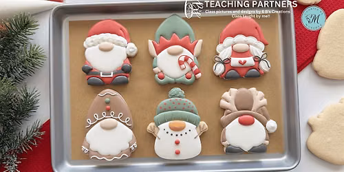 4:30pm Christmas Gnomies Cookie decorating Class