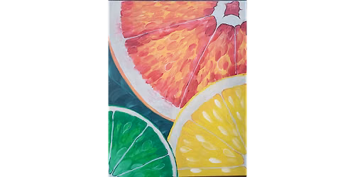Citrus Sunshine - Paint and Sip in Norfolk | Classpop!\u2122