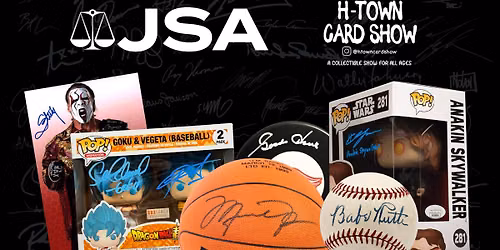 JSA at Htown Cards and Collectibles Show
