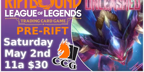 Riftbound Unleashed Pre-Rift at Cooper's Cave Games!