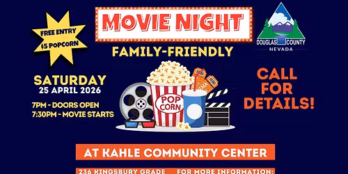 Movie Night at Kahle Community Center!