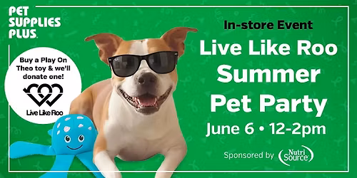 Live Like Roo Summer Pet Party