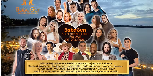 BabaGen Summer Bachata Festival 26-28.6.2026