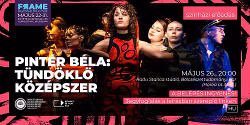 Pintér Béla: Tündöklő Középszer ▪️ Előadás ▪️ FRAME Fesztivál — Studio Radu Stanca FTT