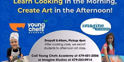 Full Day Camp - Young Chefs and Imagine Studios Collab