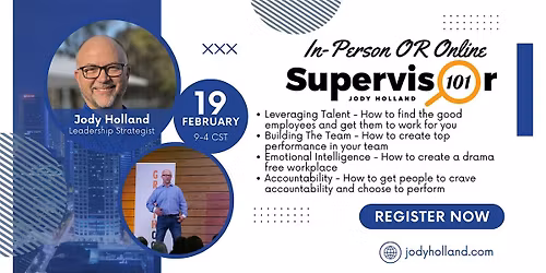 Supervisor 101 - The Pathway To Engagement, Retention, and Performance