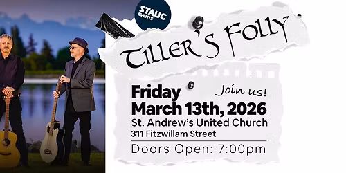 Tiller's Folly Almost St Paddy's Concert at St Andrews Church Naniamo