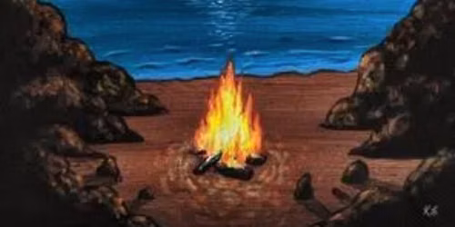 Paint Nite Event- "Beachside Campfire"