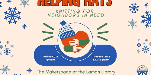 Helping Hats: Knitting For Neighbors In Need (Registration Required)