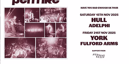 *SOLD OUT * PENTIRE + PENNINE SUITE | THE FULFORD ARMS | YORK