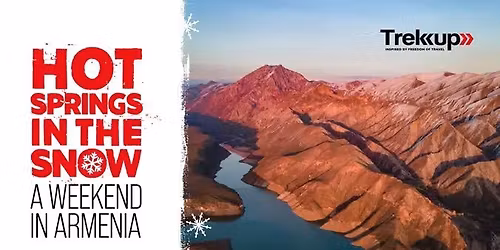 Hot springs in the snow \u0399 NYE in Armenia