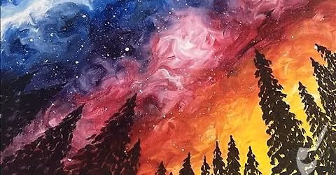 Galactic Pine Gaze (Add A Candle)
