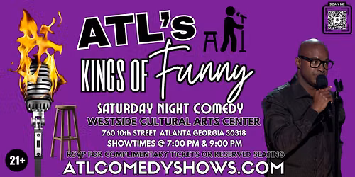 ATL's Kings of Funny this Saturday @ Westside Cultural Arts Center