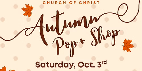 Calvin's Autumn Pop & Shop Market