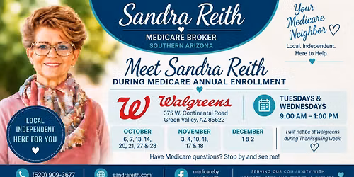 Meet Sandra Reith During Medicare Annual Enrollment at Walgreens